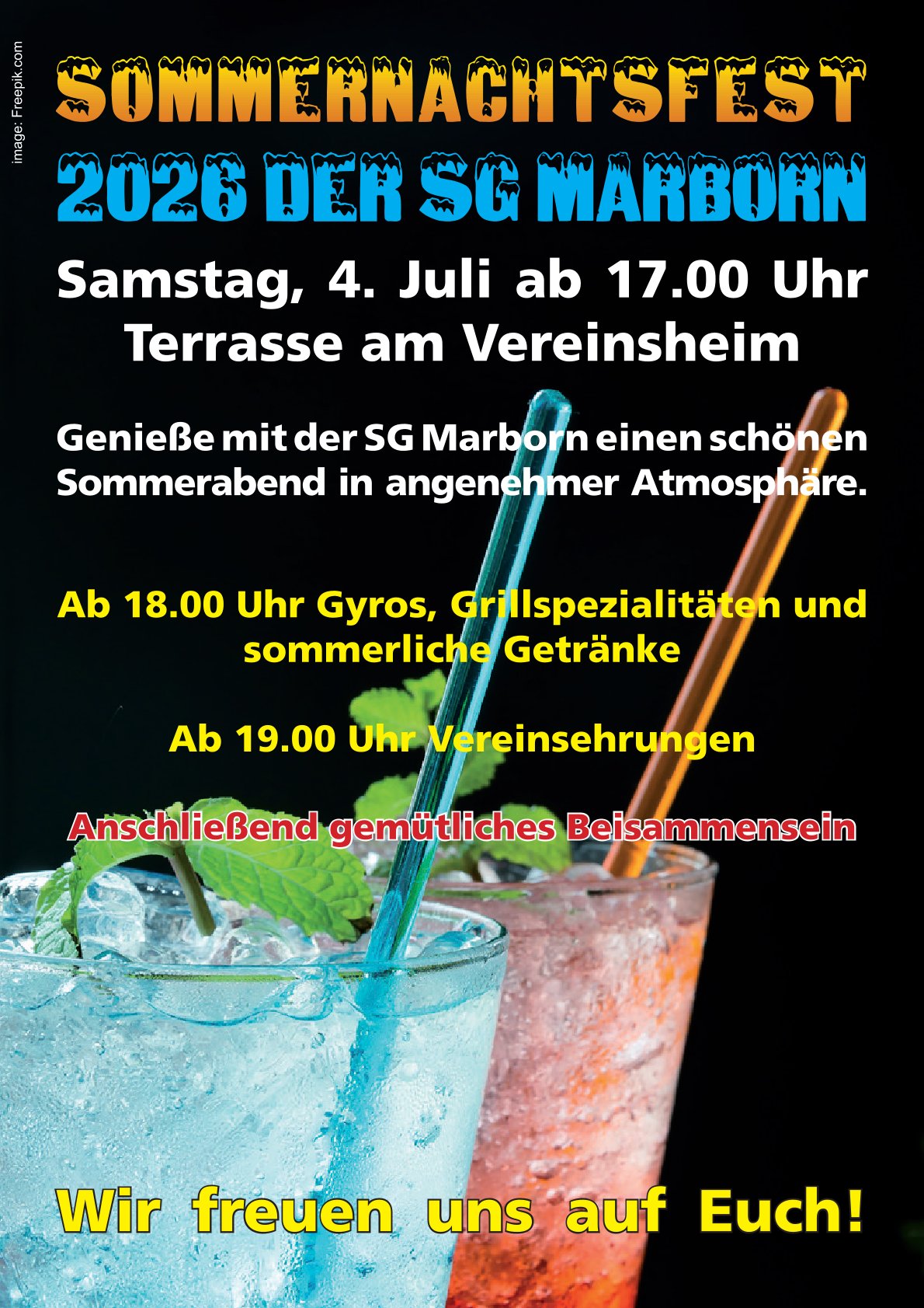 Einladung Sommernachtsfest 2026